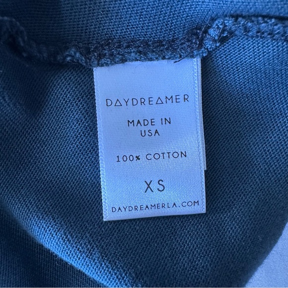 Daydreamer Free People High Low Biggie Short Sleeve Tunic Tee Shirt Dress XS - Picture 9 of 10